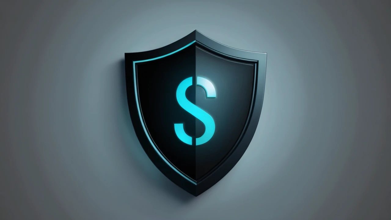 Illustration abstraite de sécurité et de confiance (bouclier)